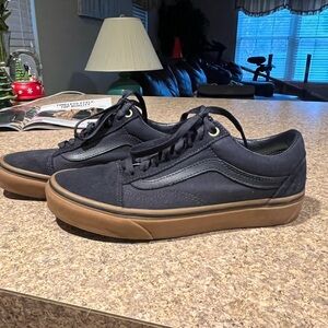 Vans Navy and Brown Sneakers Womens